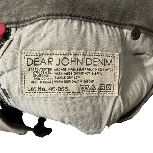 Dear John Grey Jeggings Size 29 - Picture 3 of 12